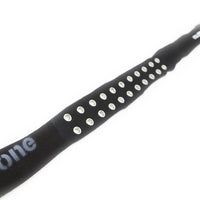 DOUBLE-EYELET DEERSKIN IRREGULAR BELT