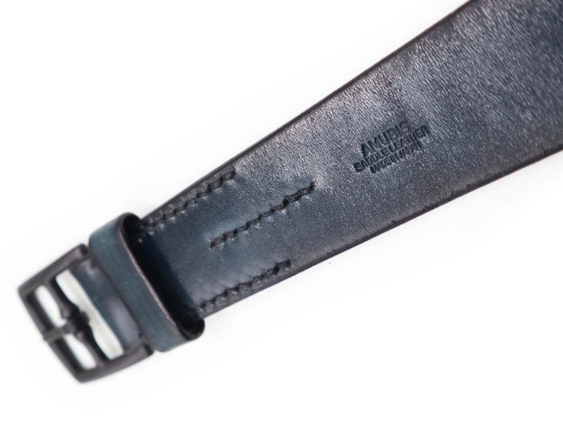 SF HEXAGON STUDS BELT / PATINA×NAVY