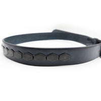 SF HEXAGON STUDS BELT / PATINA×NAVY
