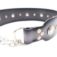 SPECIAL ORDER / LUXURY GREYHOUND DOG CHOKE COLLAR X-LARGE / パティーヌ×ブラック