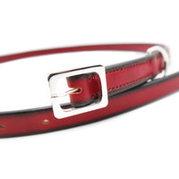 LUXURY GARRISON NALLOW BELT / パティーヌレザー