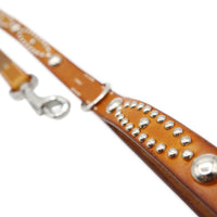 LUXURY DOG LEASH / STUDS×PATINA / サドル