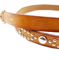 LUXURY DOG LEASH / STUDS×PATINA / サドル