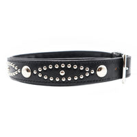 LUXURY DOG COLLAR XL / STUDS / ブラック