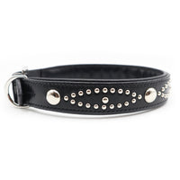 LUXURY DOG COLLAR XL / STUDS / ブラック