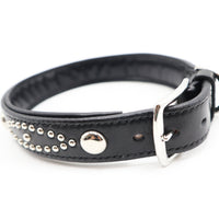 LUXURY DOG COLLAR XL / STUDS / ブラック