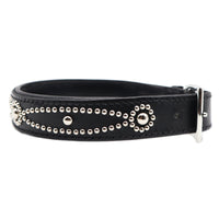 LUXURY DOG COLLAR LARGE / STUDS / ブラック