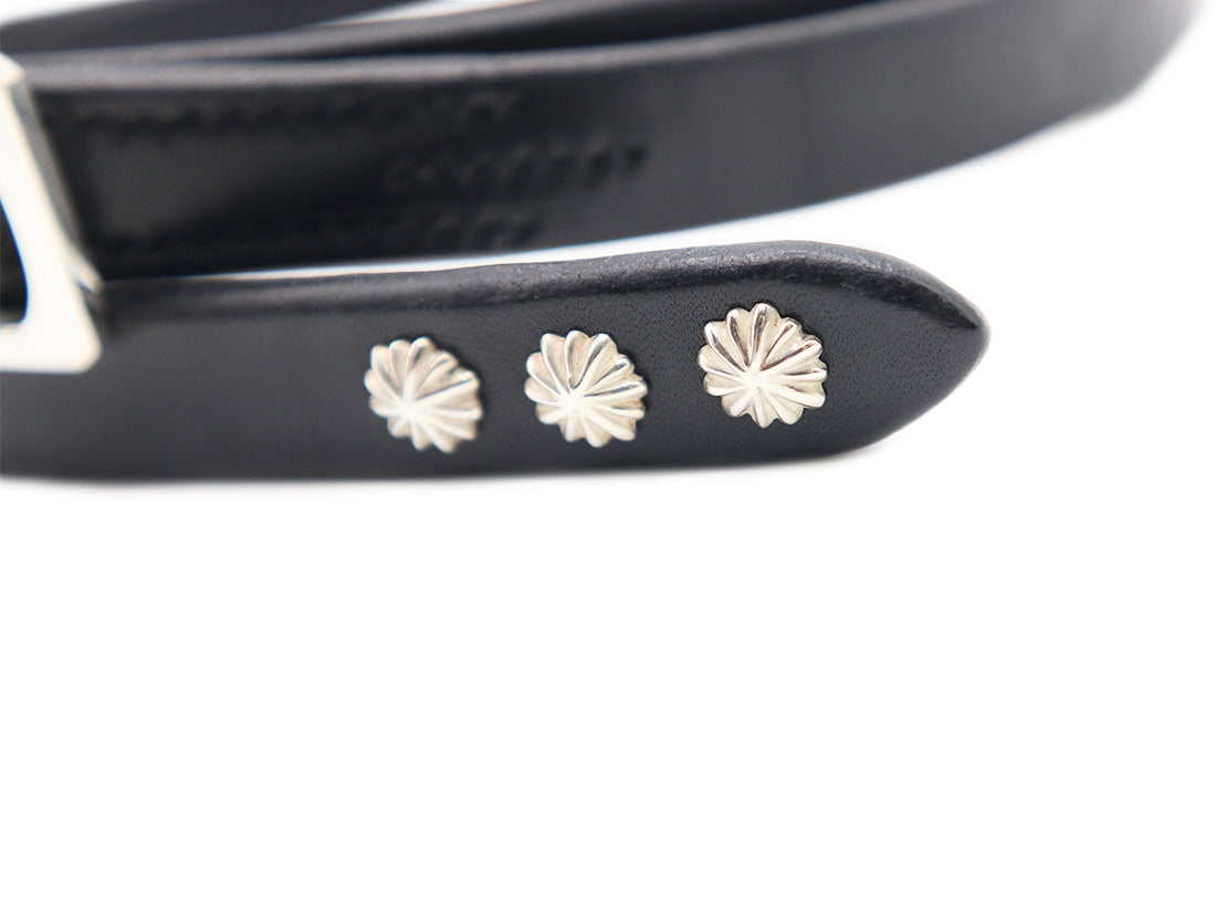 LUXURY GARRISON NALLOW BELT / KOKOPELLI CONCHO Ⅲ / ブラック