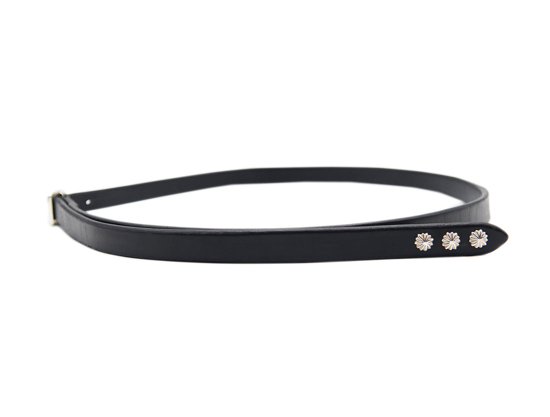 LUXURY GARRISON NALLOW BELT / KOKOPELLI CONCHO Ⅲ / ブラック