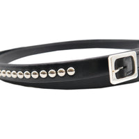 LUXURY GARRISON NALLOW BELT / STUDS / ブラック