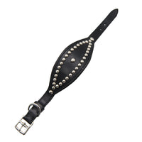LUXURY GREYHOUND DOG COLLAR SMALL / STUDS / ブラック