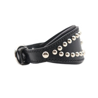 LUXURY GREYHOUND DOG COLLAR SMALL / STUDS / ブラック
