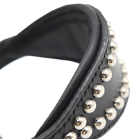 LUXURY GREYHOUND DOG COLLAR SMALL / STUDS / ブラック