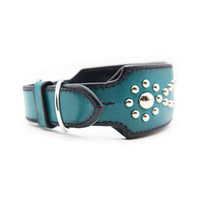 SPECIAL ORDER / LUXURY GRAYHOUD DOG COLLAR X-LARGE / ターコイズ