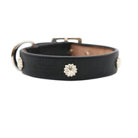 LUXURY DOG COLLAR SMALL / KOKOPELLI CONCHO / ブラック