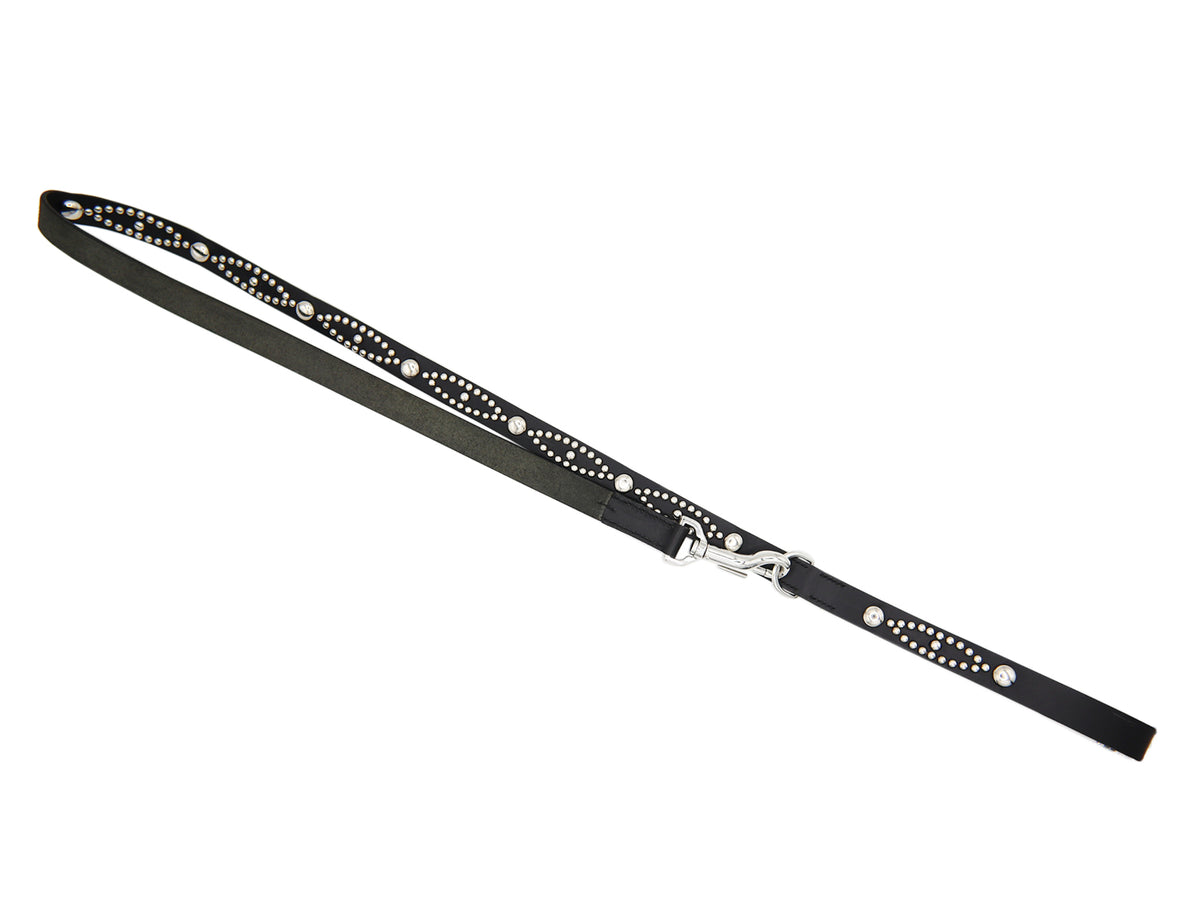 LUXURY DOG LEASH / STUDS / ブラック – AMUBIS