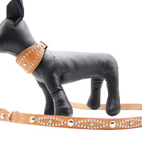 LUXURY DOG LEASH / STUDS / ナチュラル