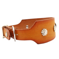 LUXURY GRAYHOUD DOG COLLAR SMALL / KOKOPELLI CONCHO Ⅱ/ サドル