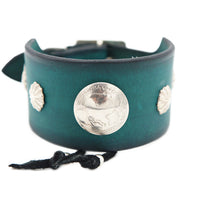 LUXURY GRAYHOUD DOG COLLAR SMALL / KOKOPELLI CONCHO Ⅱ/ ターコイズ