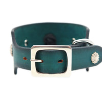 LUXURY GRAYHOUD DOG COLLAR SMALL / KOKOPELLI CONCHO Ⅱ/ ターコイズ