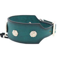 LUXURY GRAYHOUD DOG COLLAR SMALL / KOKOPELLI CONCHO Ⅱ/ ターコイズ