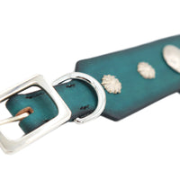LUXURY GRAYHOUD DOG COLLAR SMALL / KOKOPELLI CONCHO Ⅱ/ ターコイズ